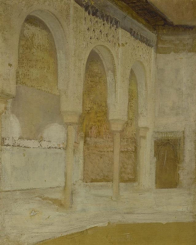 La sala delle colonne dell'Alhambra